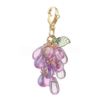 Teardrop Glass & Acrylic Pendant Decoration GL-CJ4893-1