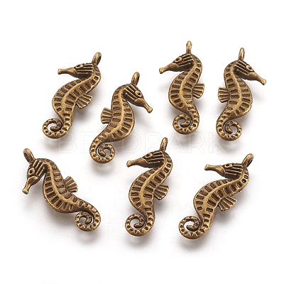 Tibetan Style Alloy Charms TIBEP-A19239-AB-NR-1