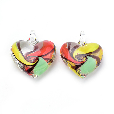Handmade Lampwork Pendants LAMP-R138-09-B-1