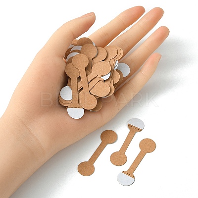 Paper Fold Over Blank Sticky Price Tags CDIS-YW0001-08B-1