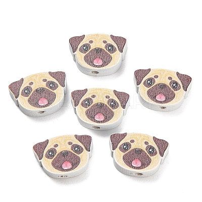 Printed Wood Beads WOOD-D289-01H-1