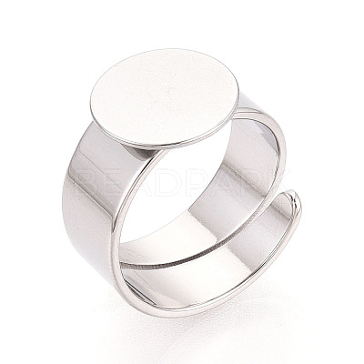 304 Stainless Steel Ring Base Findings STAS-N122-02A-P-1
