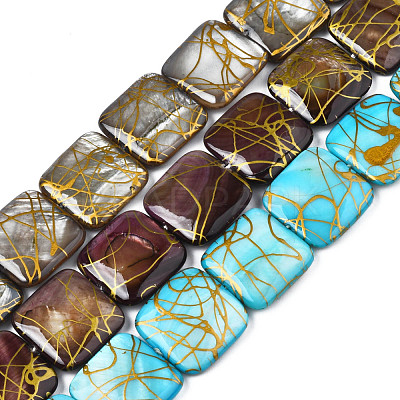 Natural Freshwater Shell Beads Strands SHEL-N026-173-1