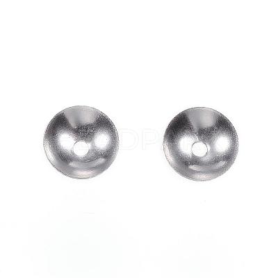 Tarnish Resistant 201 Stainless Steel Bead Caps STAS-F040-20A-P-1