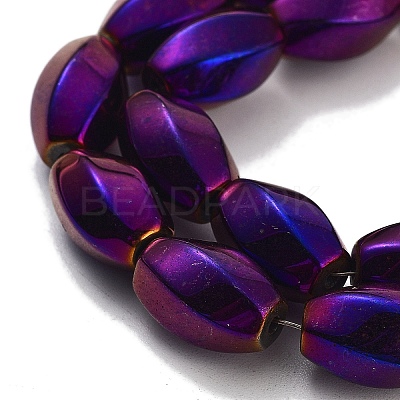 Synthetic Magnetic Hematite Beads Strands G-P545-G01-01-1