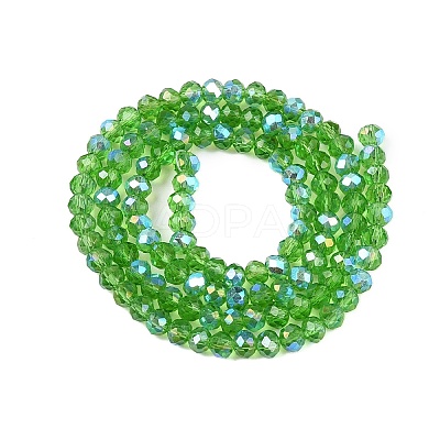 Electroplate Glass Beads Strands EGLA-A044-T3mm-L11-1