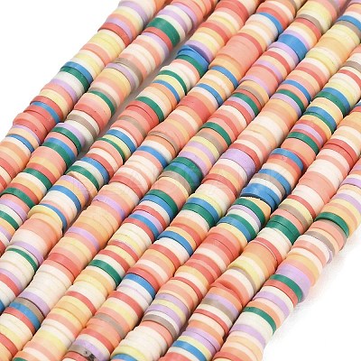 Handmade Polymer Clay Beads Strands PY-CBA21A8-01H-1