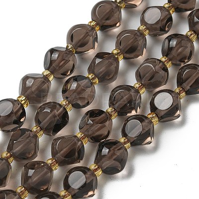 Natural Ice Obsidian Beads Strands G-K387-A09-02-1