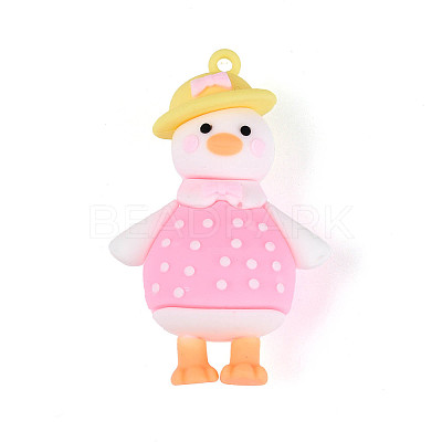 PVC Cartoon Duck Doll Pendants X-KY-C008-05-1