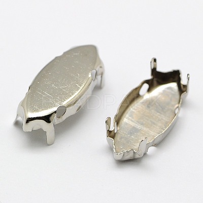 Brass Sew on Prong Settings KK-A126-4x15mm-P-1