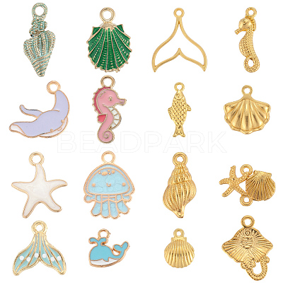 96Pcs Alloy Pendants FIND-SC0016-28-1
