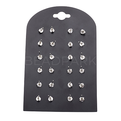 Valentines Day Gift for Her 925 Sterling Silver Austrian Crystal Rhinestone Ear Stud Q286G201-1