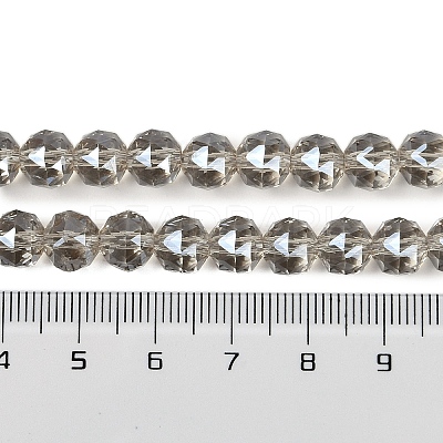Transparent Electroplate Glass Beads Strands EGLA-N002-34C-M01-1