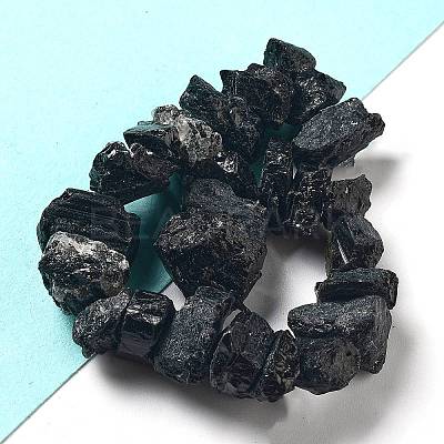 Raw Rough Natural Tourmaline Beads Strands G-P528-A13-01-1