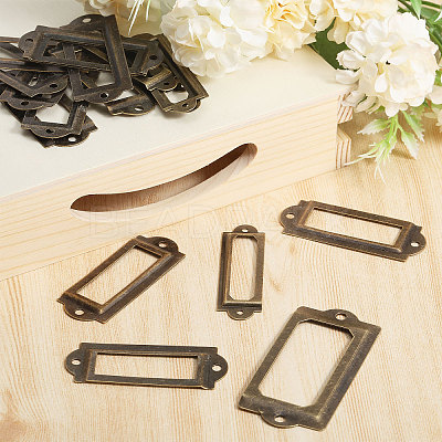 75 Sets 3 Styles Iron Label Frame IFIN-GL0001-01-1