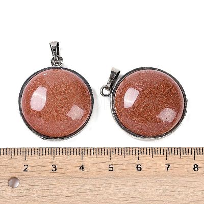 Synthetic Goldstone Tree of Life with Owl Pendants G-L524-15AS-07-1