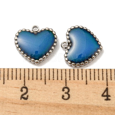 304 Stainless Steel Enamel Charms X-STAS-L022-094P-1