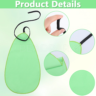 Microfiber Musical Instrument Pipe Cleaning Cloth AJEW-WH20020-012-1