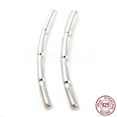 925 Sterling Silver Tube Beads STER-Z004-04D-1