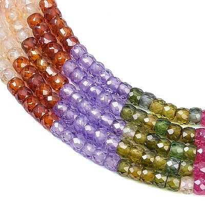 Cubic Zirconia Beads Strands ZIRC-P125-2x3mm-22-1