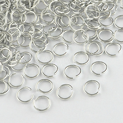 Anodized Aluminum Open Jump Rings ALUM-R005-1.0x10-01-1