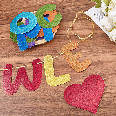 Paper Welcome Back Matter Banner DIY-WH20001-89A-1