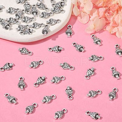 Tibetan Style Alloy Pendants X-TIBEP-A828-AS-1