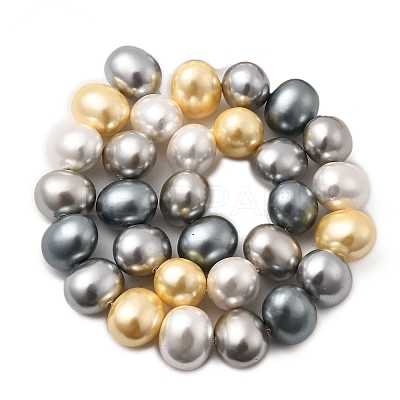 Shell Pearl Beads Strands BSHE-F013-01J-1