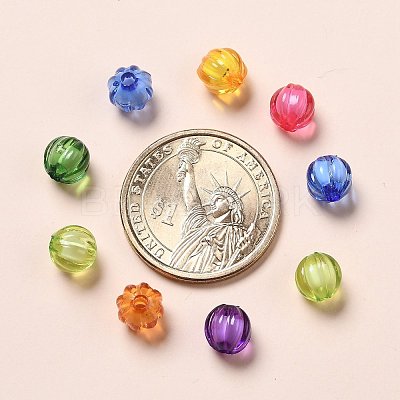 Transparent Acrylic Beads X-TACR-S089-8mm-M-1