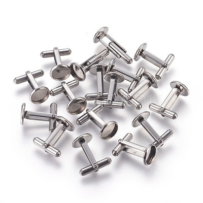 Tarnish Resistant 304 Stainless Steel Cuff Settings X-STAS-P227-28P-1