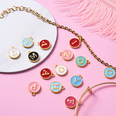 Alloy Enamel Charms ENAM-Q437-M-1