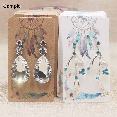 Cardboard Earring Display Cards CDIS-F003-08A-1