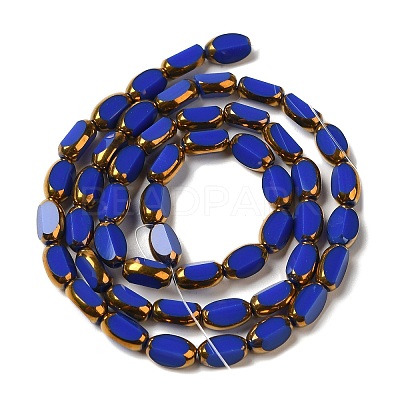 Electroplate Glass Beads Strands EGLA-P061-02A-M-1