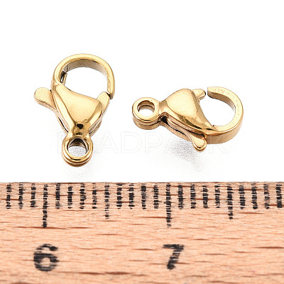 304 Stainless Steel Lobster Claw Clasps STAS-T065-9mm-34G-1