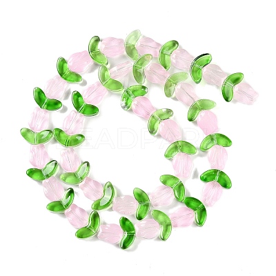 Transparent Glass Bead Strands GLAA-K070-02H-1