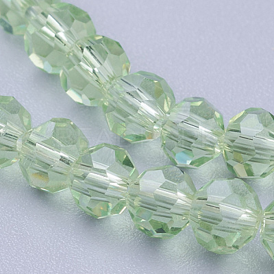 Glass Beads Strands EGLA-J042-4mm-01-1