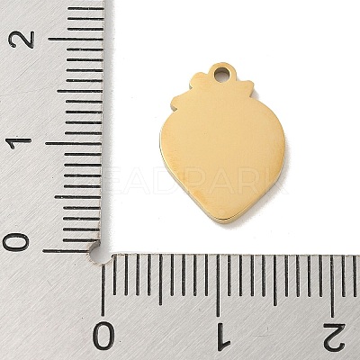 304 Stainless Steel Enamel Charms STAS-I322-84C-G-1