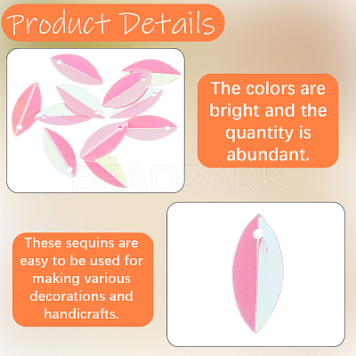 2880Pcs PVC Sequin Pendants KY-CY0001-16A-1