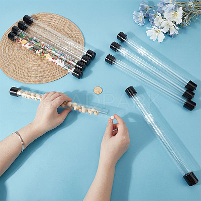 Transparent PC Plastic Bead Storage Tubes AJEW-WH0596-947B-1