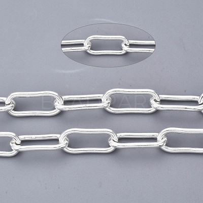 304 Stainless Steel Paperclip Chains CHS-N001-02S-1