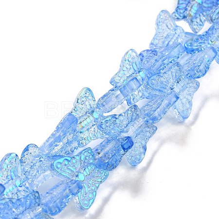 Transparent Glass Beads Strands GLAA-F114-04D-1