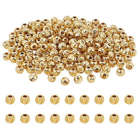180Pcs Brass Spacer Beads KK-BC0014-23G-1