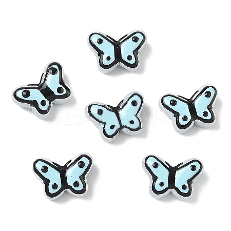 Transparent Glass Enamel Beads LAMP-C023-03F-1