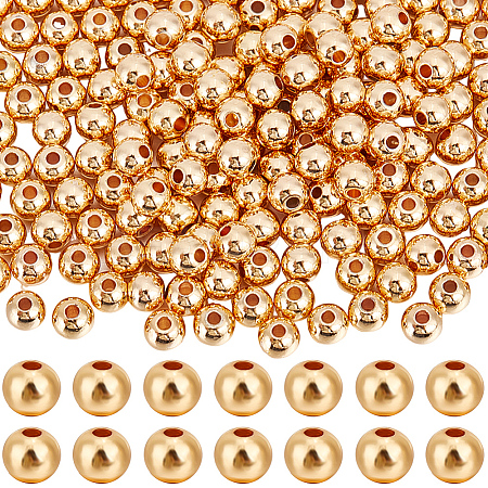 Beebeecraft 200Pcs Rack Plating Brass Beads KK-BBC0011-15B-1