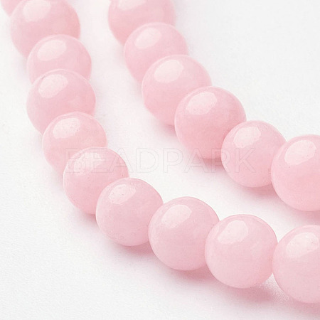 Natural Mashan Jade Round Beads Strands X-G-D263-4mm-XS02-1