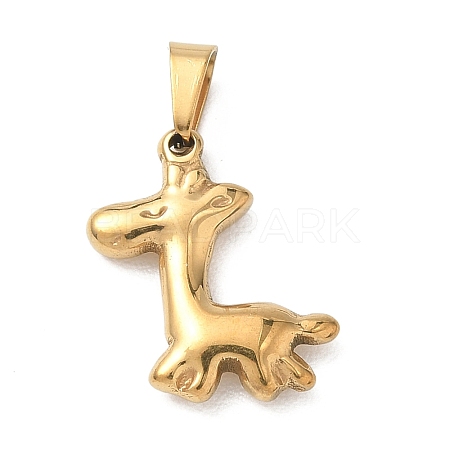 304 Stainless Steel Pendants STAS-B141-02B-G-1