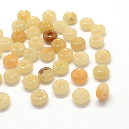 Natural Topaz Jade European Large Hole Beads G-Q442-16-1