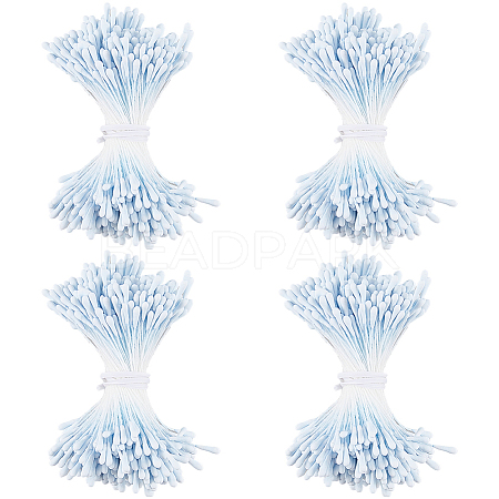Gypsum with Cotton Cord Artificial Flower Core DIY-WH20007-36A-05-1