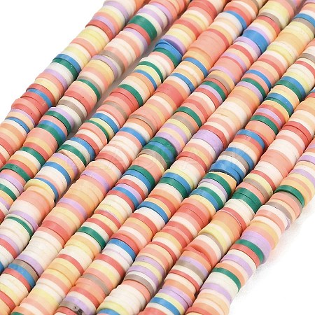 Handmade Polymer Clay Beads Strands PY-CBA21A8-01H-1