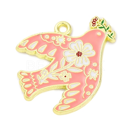 Alloy Enamel Pendants ENAM-C024-01A-02LG-1